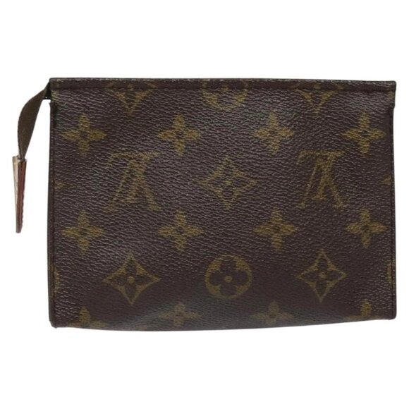 LOUIS VUITTON Monogram Poche Toilette 15 Pouch M47546 LV Auth 114251 - Picture 2 of 16